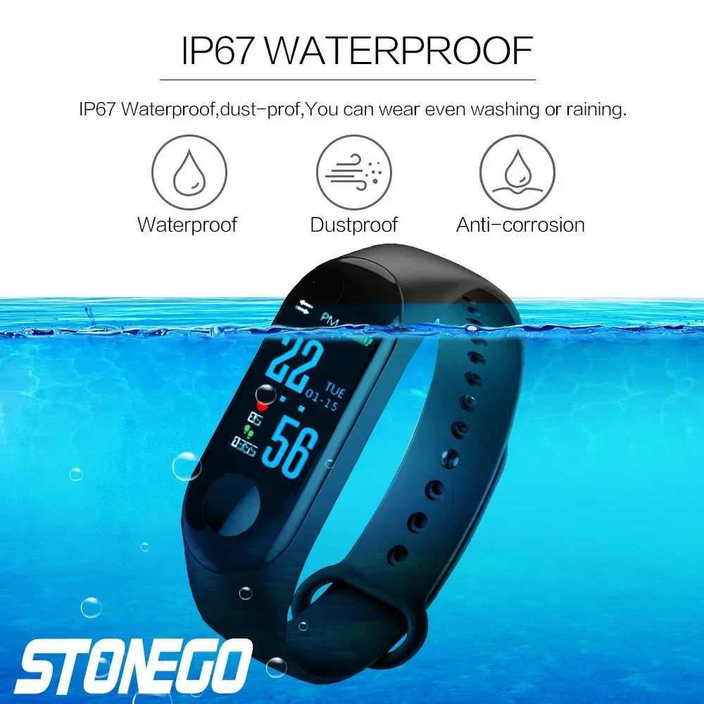 Stonego Waterproof Fitness Tracker with Heart Rate 4 Stonego Waterproof Fitness Tracker with Heart Rate - Image 4