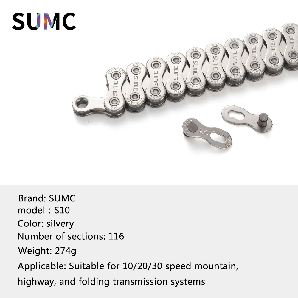 SUMC 8-12 Speed Bicycle Chain for All Drivetrains 9 SUMC 8-12 Speed Bicycle Chain for All Drivetrains - Image 9