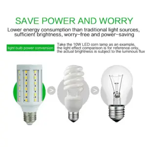 High-Brightness E27 SMD LED Corn Bulb 5W-15W 12 S617061e8d0e7433a81bc39a3b82877399