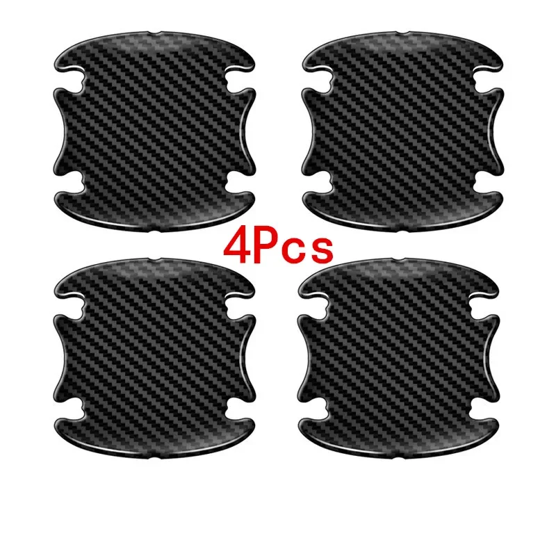 Carbon Fiber Car Handle Protector Sticker 7 Carbon Fiber Car Handle Protector Sticker - Image 7