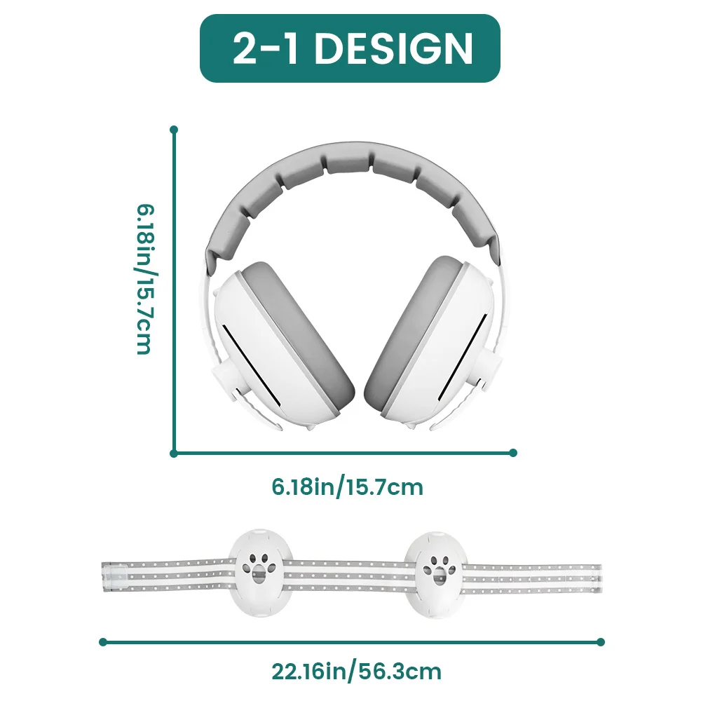 Baby Noise-Canceling Headphones for Infants and Toddlers 3 Baby Noise-Canceling Headphones for Infants and Toddlers - Image 3