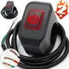 Motorcycle Handlebar Switch Button 12V Waterproof