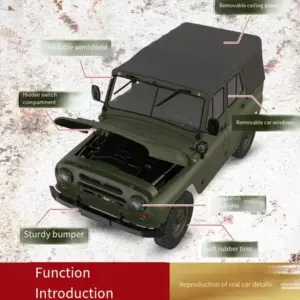 WPL C94 UAZ-469 Off-Road RC Model 10 S63612bfb118e4151bb6ae8cb04d4a5ccm