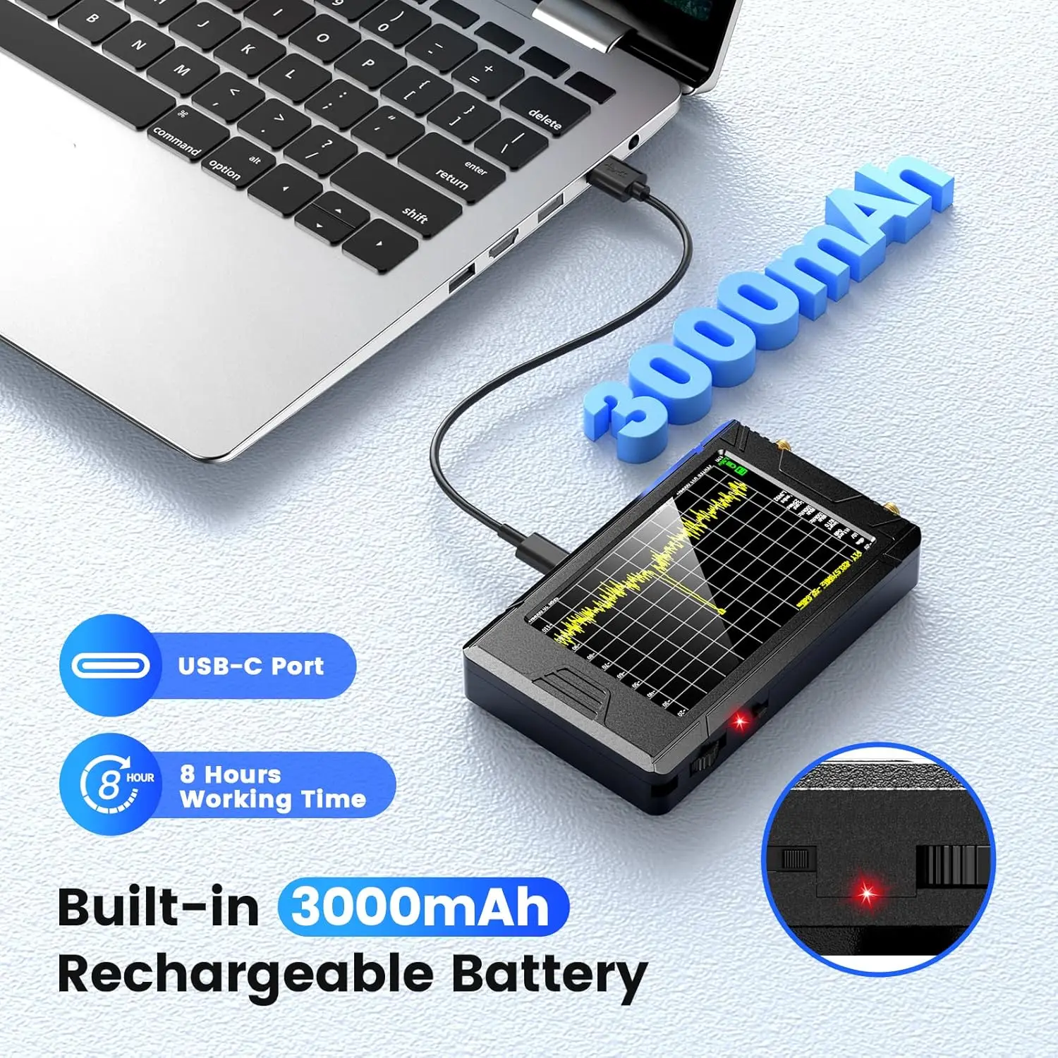 TinySA ULTRA Spectrum Analyzer 100kHz-6GHz 3 TinySA ULTRA Spectrum Analyzer 100kHz-6GHz - Image 3