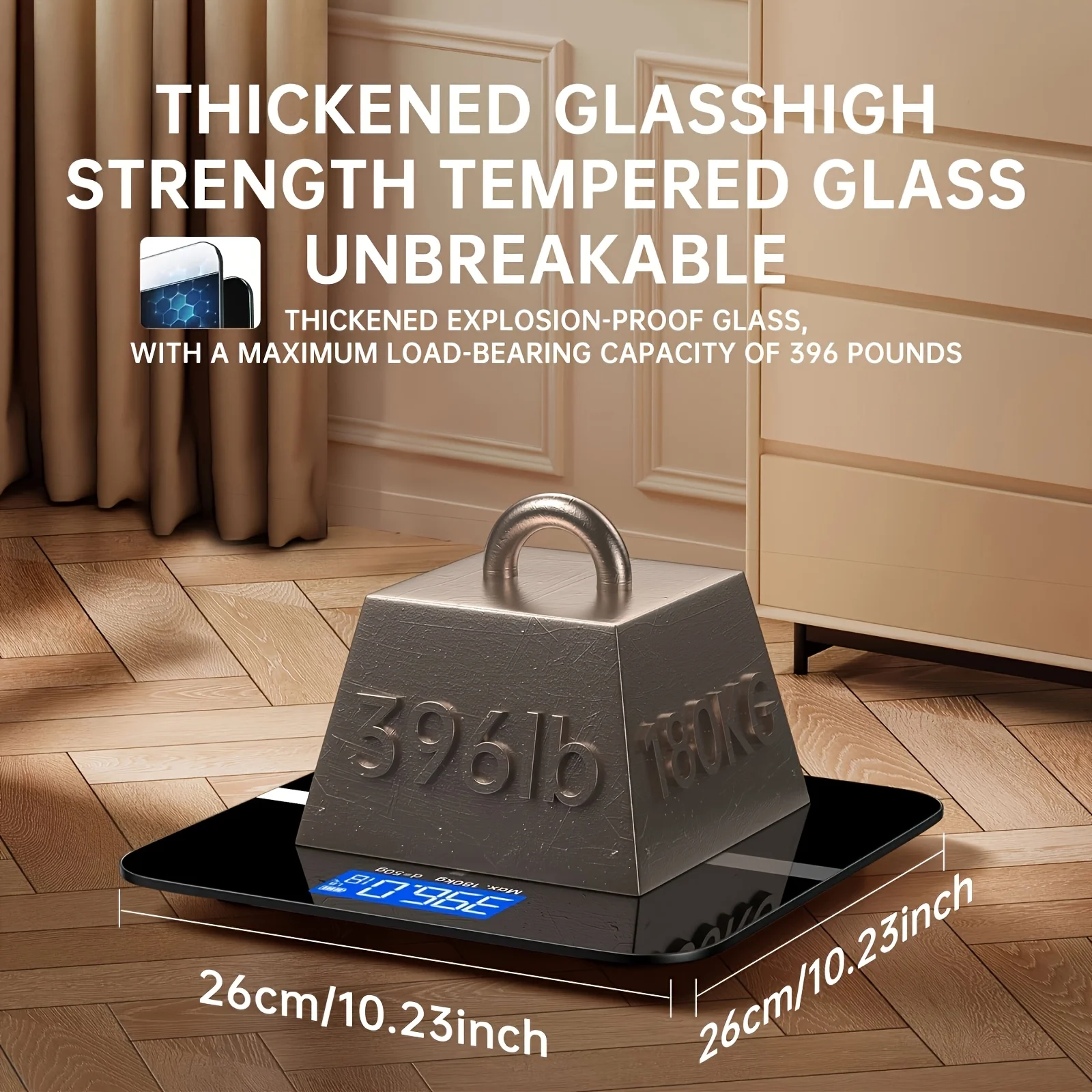 High-Precision Digital Scale 180kg 396lb 3 High-Precision Digital Scale 180kg 396lb - Image 3