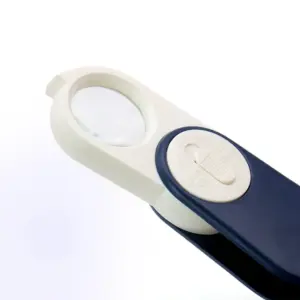 10X Folding Key Ring Glass Magnifier 6 S63d189947bf44ea685efefb097545a9f1