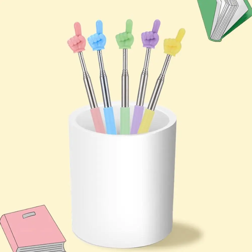 Colorful Retractable Classroom Pointer in Stainless Steel 2 Colorful Retractable Classroom Pointer in Stainless Steel - Image 2