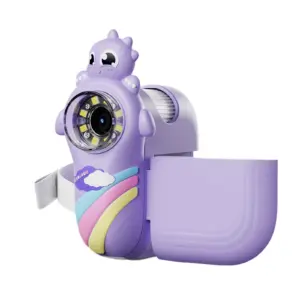 Vibrant Purple Children's Microscope with LED