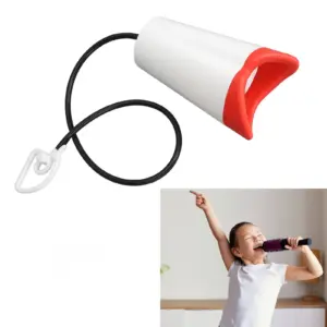 Sleek White and Red Vocal Dampener 10 S647b429ba43c4992ac17325a7e27fef8L