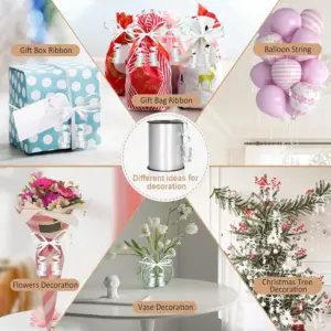 Colorful 250-Yard Curling Ribbon Set 12 S64a3dd3d4dee4fc59fa1ffeebeb4741b6