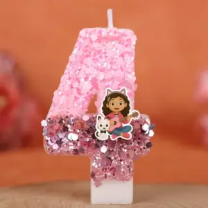 Glitter Pink Number Candles for Celebrations 13 S64f980db60814c69b18aa5d4b306ddab4