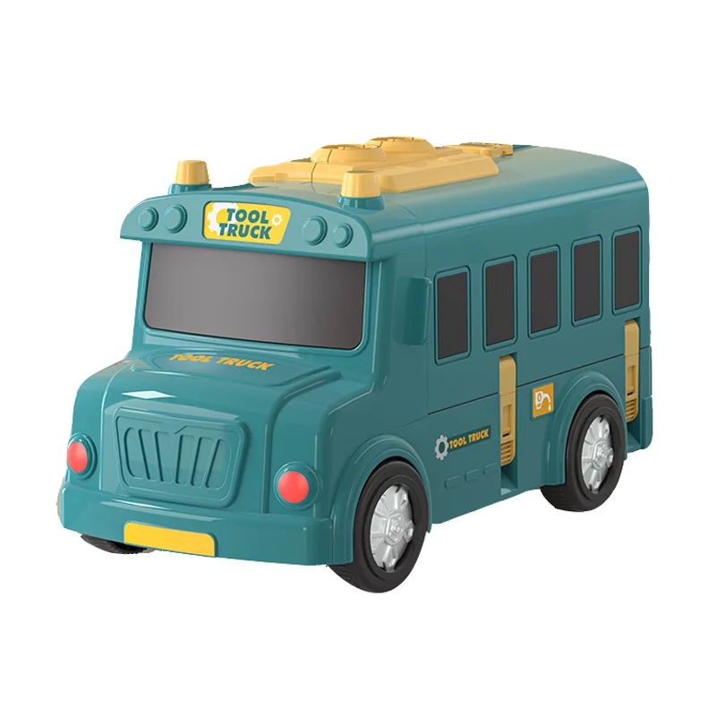 Children's Deformed School Bus Puzzle Toy Set 6 Children's Deformed School Bus Puzzle Toy Set - Image 6