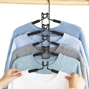 Heavy-Duty Multi-Layer Metal Clothes Hanger 13 S654b08c537f2402ca11fcd8b67db7439n