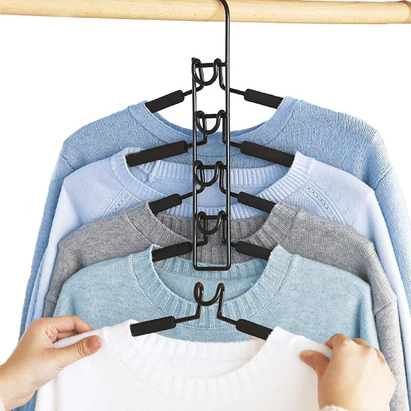 Heavy-Duty Multi-Layer Metal Clothes Hanger 4 Heavy-Duty Multi-Layer Metal Clothes Hanger - Image 4