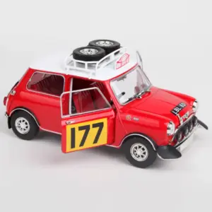 Vibrant Red Mini Cooper #177 Diecast Model 11 S655efa49b6c7463daba4d9c35fdfd3707