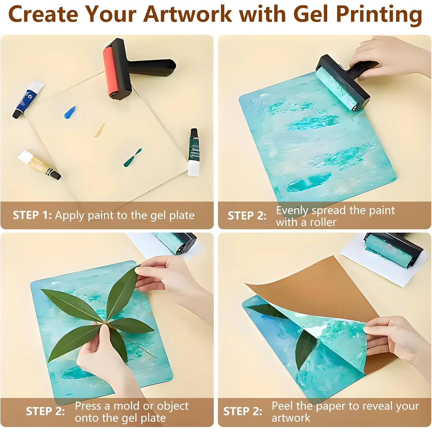 Clear Silicone Gel Printing Plate for Art 5 Clear Silicone Gel Printing Plate for Art - Image 5