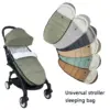 Elegant Olive Green Pushchair Footmuff with Waterproof Fabric