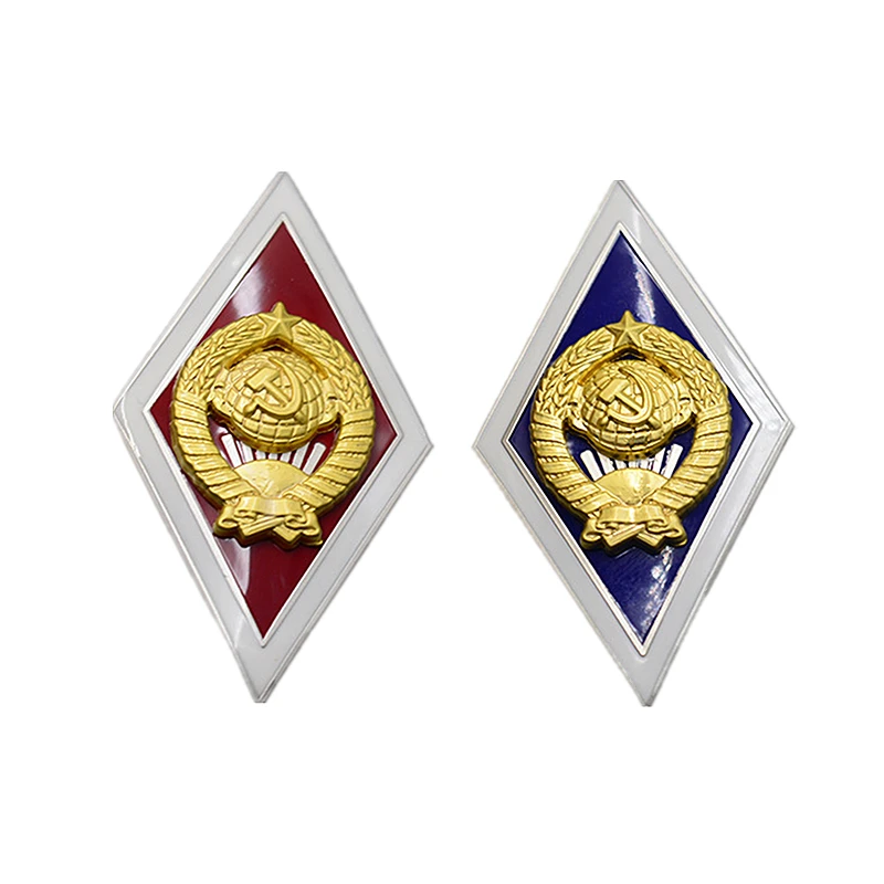 Soviet Union Alloy Enamel Patriotic Badge 6 Soviet Union Alloy Enamel Patriotic Badge - Image 6