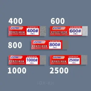 Precision Abrasive Sandpaper Set for Detailing