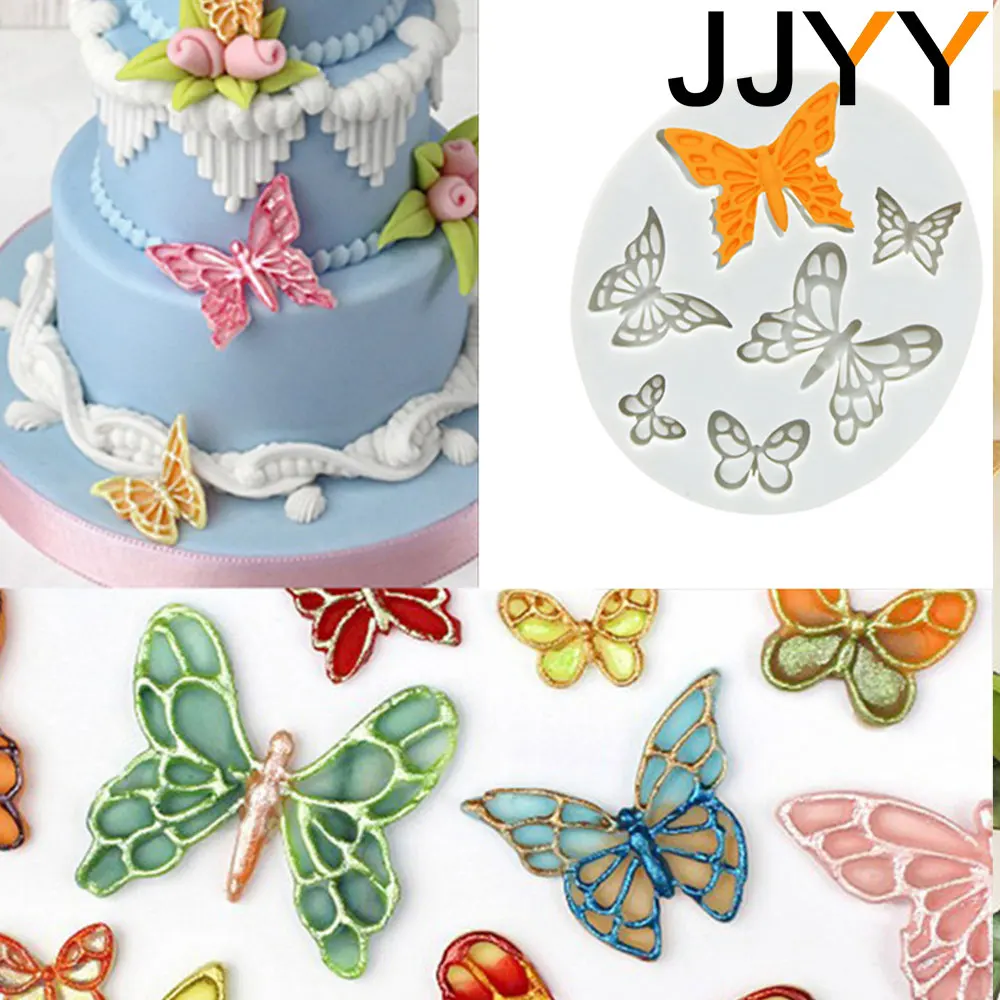Elegant Butterfly Silicone Mold for Cakes and Crafts 3 Elegant Butterfly Silicone Mold for Cakes and Crafts - Image 3