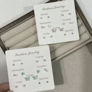 Y2K Butterfly and Star Earrings Set 9 S66c0ba4ad70f4dfe9b23bcb47d4a4768s