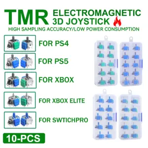 Electromagnetic Hall Effect Joystick Set for Gaming