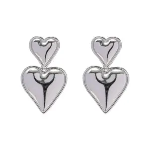 Vintage Stainless Steel Double Heart Earrings 11 S67513bf906cd4a48adbfdd0734a33b4at