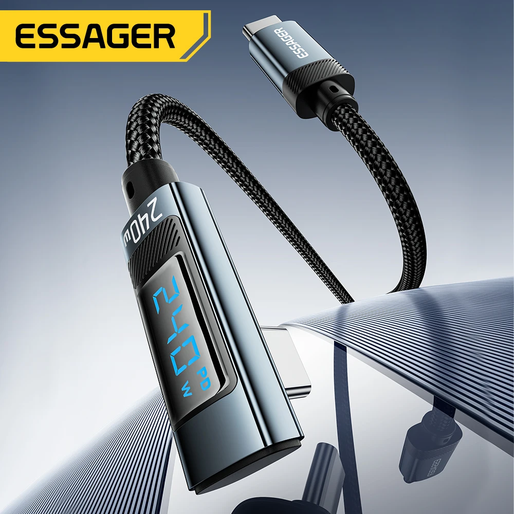 Essager 240W USB Type C Charging Cable 3 Essager 240W USB Type C Charging Cable - Image 3