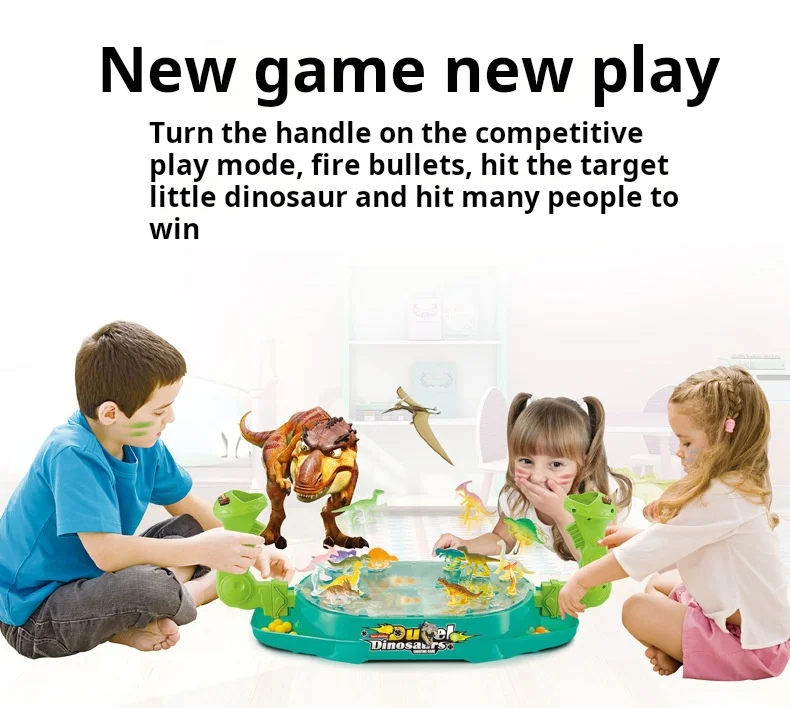 Vibrant Children's Dinosaur Battle Game 6 Vibrant Children's Dinosaur Battle Game - Image 6