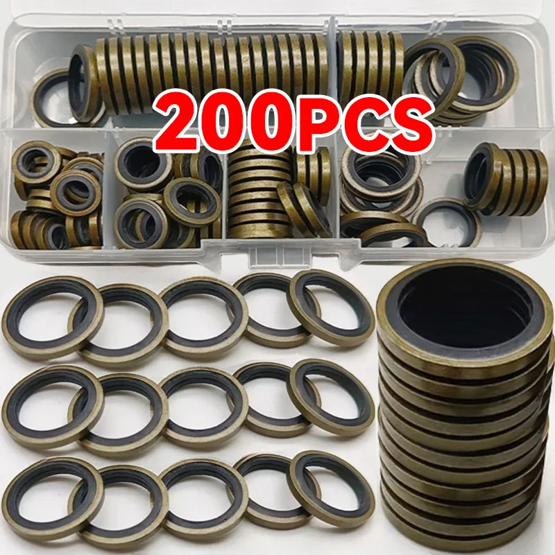 Automotive Oil Drain Gasket Kit in M6-M16 Sizes 2 Automotive Oil Drain Gasket Kit in M6-M16 Sizes - Image 2