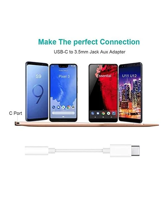 USB C to 3.5mm Headphone Adapter for iPhone 5 USB C to 3.5mm Headphone Adapter for iPhone - Image 5