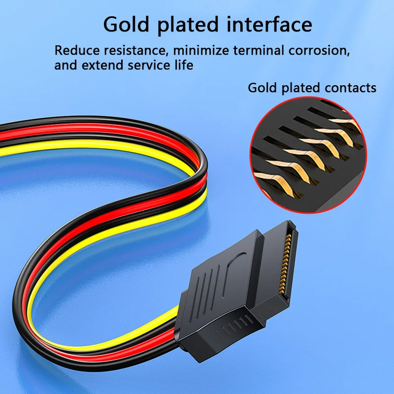 PC Power Splitter Cable for SATA Drives 4 PC Power Splitter Cable for SATA Drives - Image 4