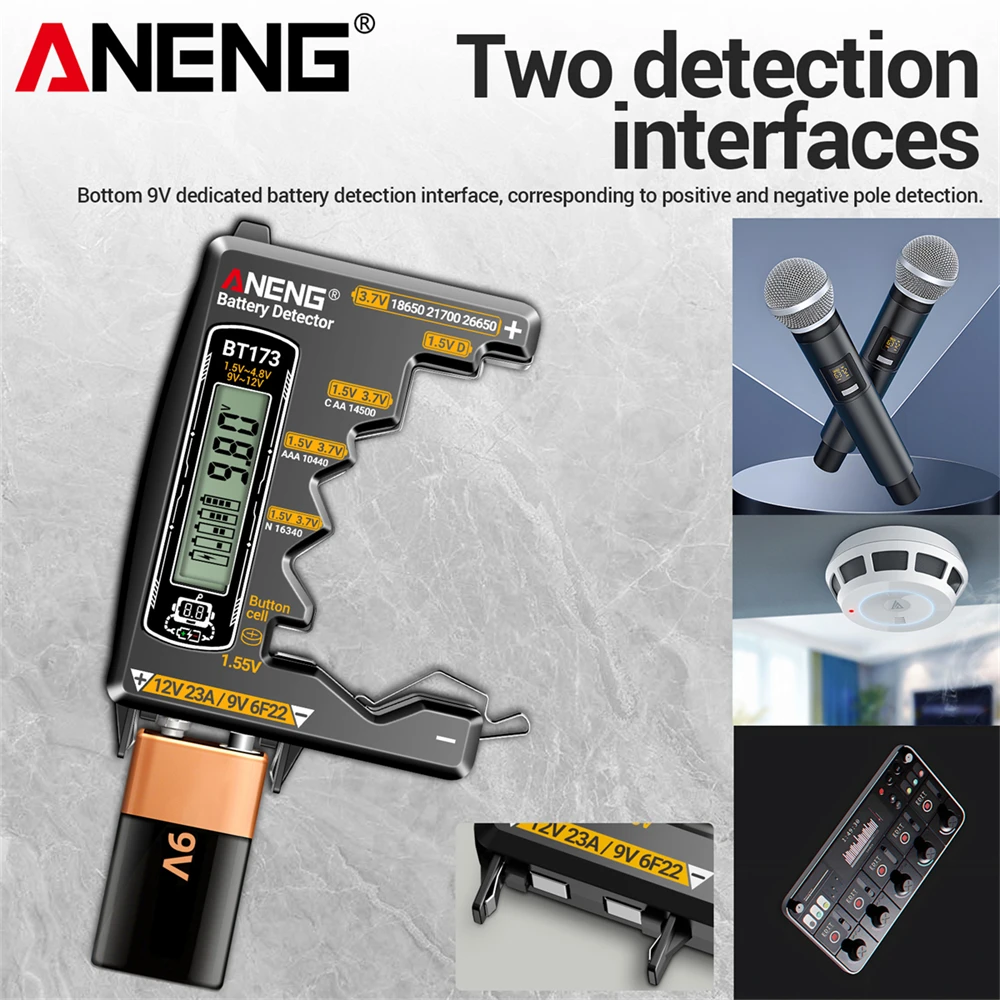 Digital Battery Tester 1.5V-12V for Household & Automotive 3 Digital Battery Tester 1.5V-12V for Household & Automotive - Image 3