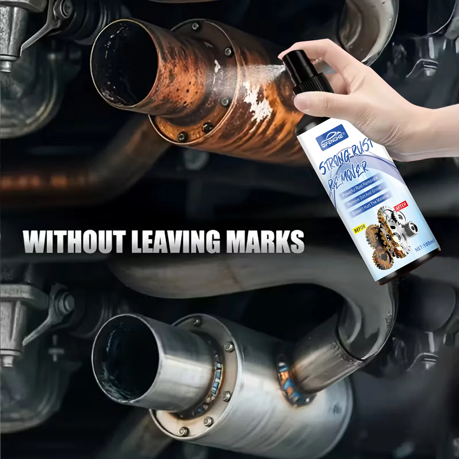 Multi-Purpose Rust Remover & Polish Spray 100ml 2 Multi-Purpose Rust Remover & Polish Spray 100ml - Image 2