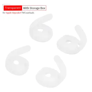 AirPods4 Silicone Ear Tips - Black, White, Transparent 15 S68f559717b1f4fa390bd41978920c930m