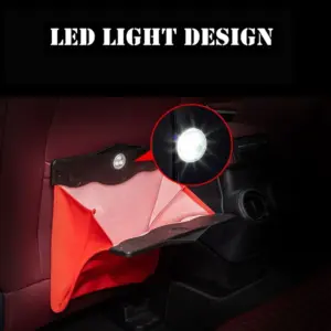 Waterproof LED Car Trash Can with Magnetic Closure 11 S68fce770932a419d9659abbd7debfd85b