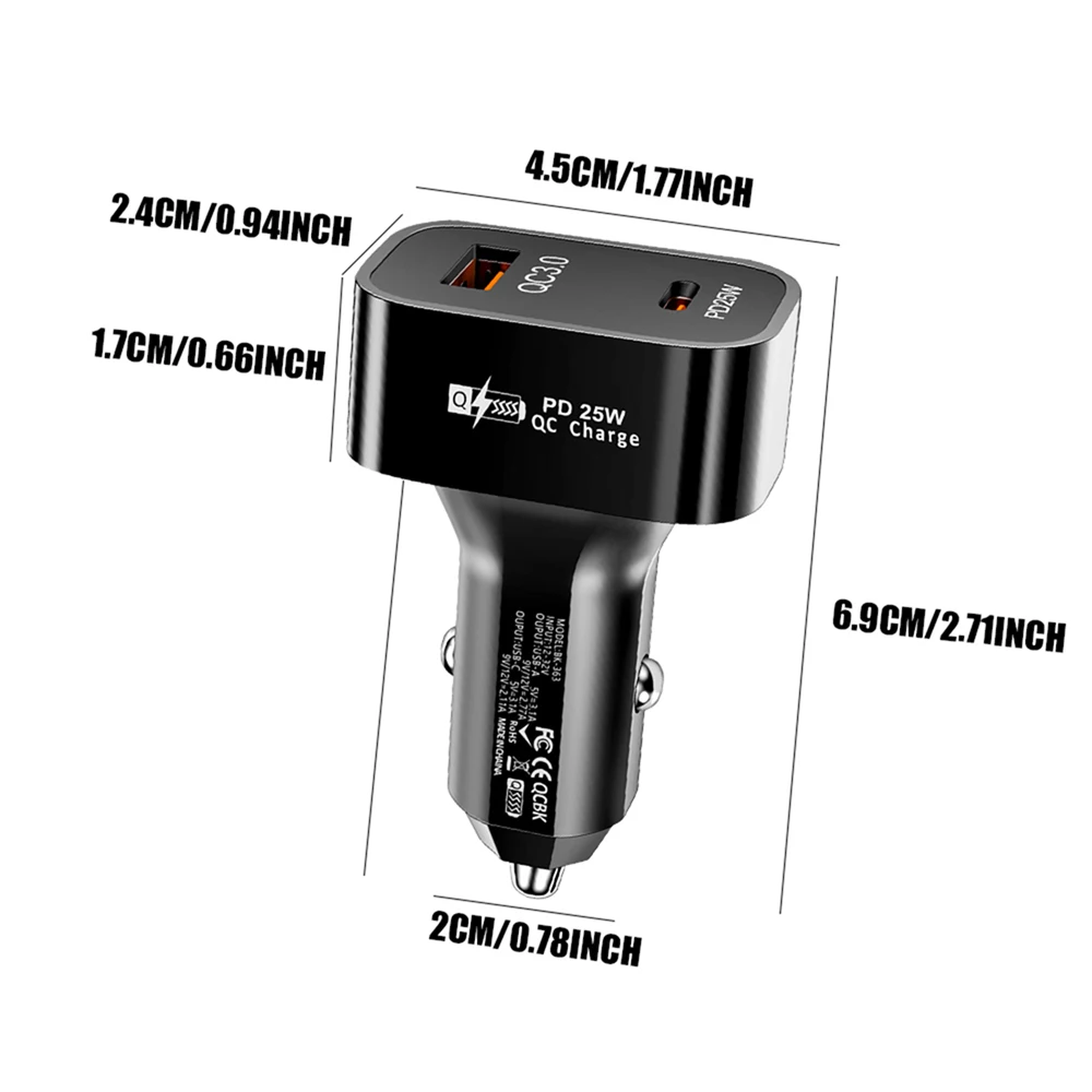 Suzuki Dual-Port Car Charger with Quick Charge 5 Suzuki Dual-Port Car Charger with Quick Charge - Image 5
