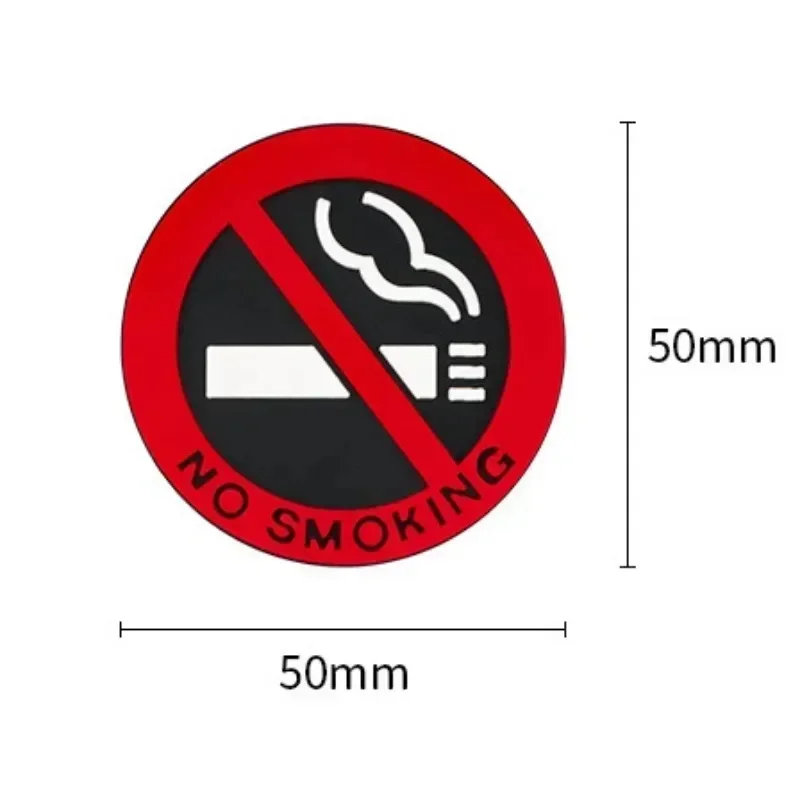 Vehicle No Smoking Sticker 5cm Vinyl 6 Vehicle No Smoking Sticker 5cm Vinyl - Image 6