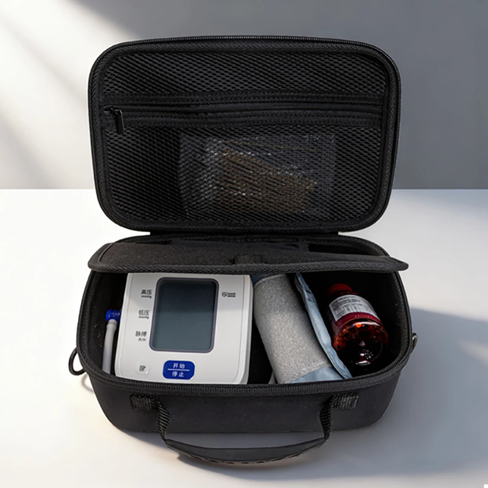 Black EVA Travel Case for Blood Pressure Monitors 2 Black EVA Travel Case for Blood Pressure Monitors - Image 2