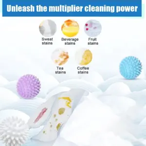 Colorful Reusable Laundry Dryer Balls Set 12 S6a7e122788be4ac094c3e910e9c2c6a69