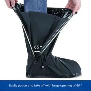 Waterproof High-Top Shoe Covers for Men and Women 10 S6aef5837fc8644fbbe8cbf16e75abcfbk