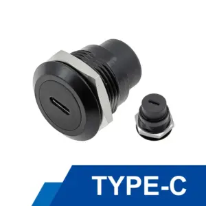 Metal Round Panel Socket Module with USB HDMI 19 S6b676a6bc9ea4efa9f5565556326be86L