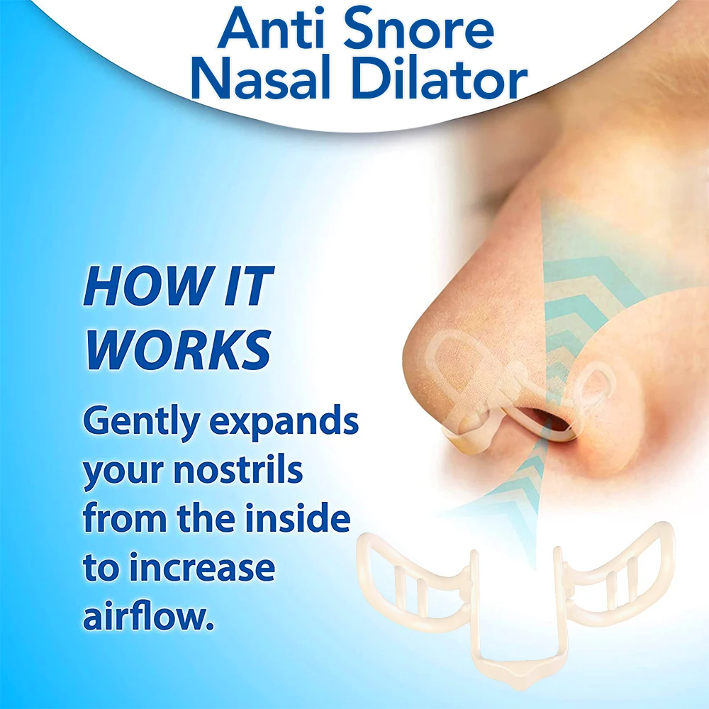Clear Silicone Nasal Dilator for breathing 2 Clear Silicone Nasal Dilator for breathing - Image 2