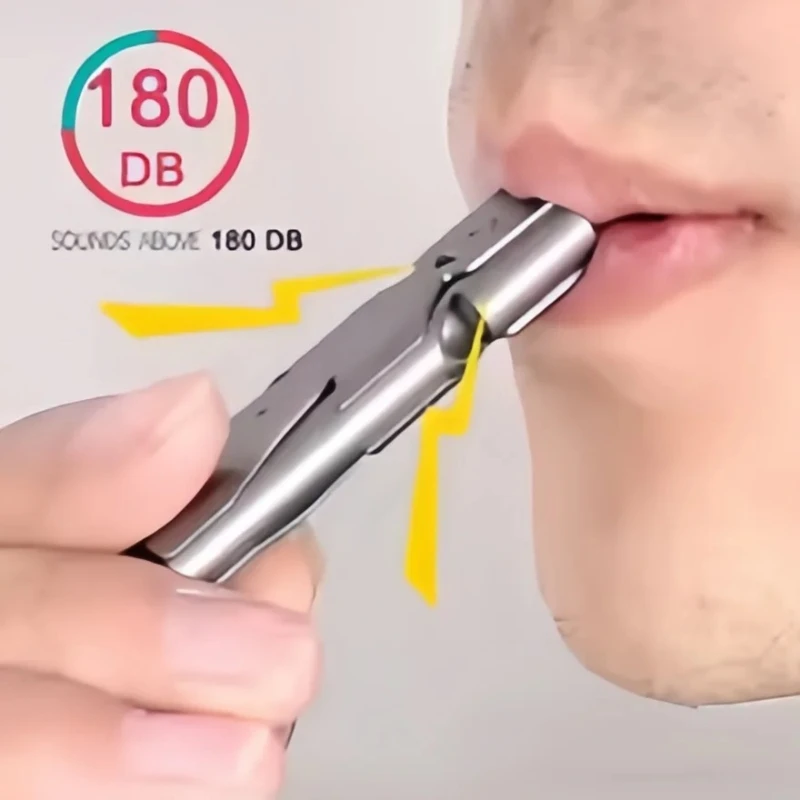 Metal Survival Whistle with 180dB Sound 2 Metal Survival Whistle with 180dB Sound - Image 2