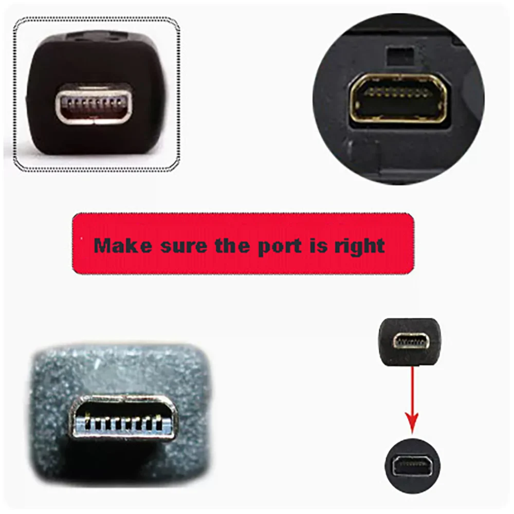 USB to Mini 8-pin Data Cable for Cameras 4 USB to Mini 8-pin Data Cable for Cameras - Image 4