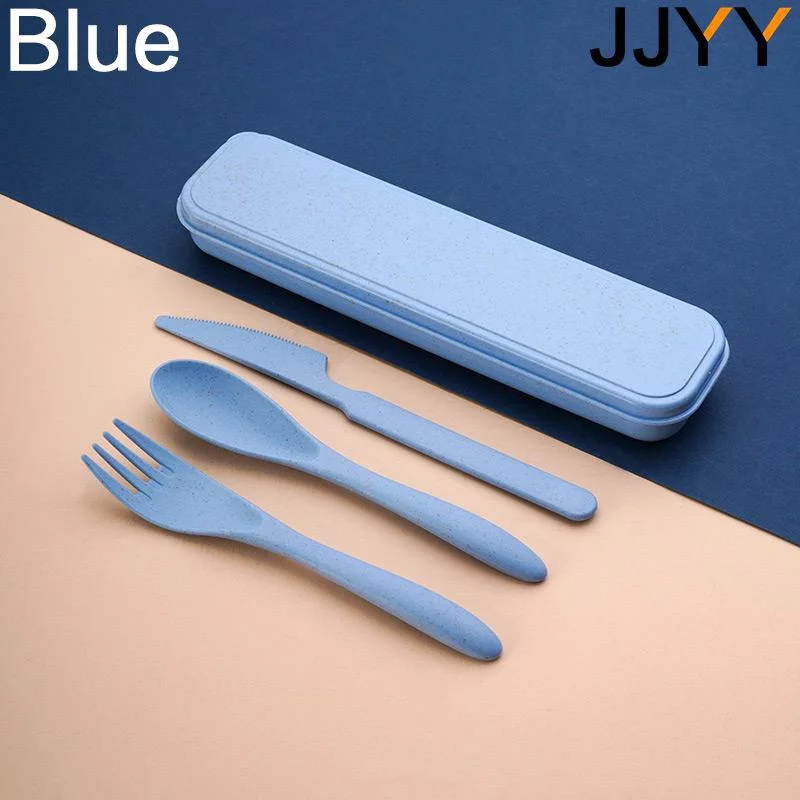 Stylish Light Blue Portable Cutlery Set 7 Stylish Light Blue Portable Cutlery Set - Image 7