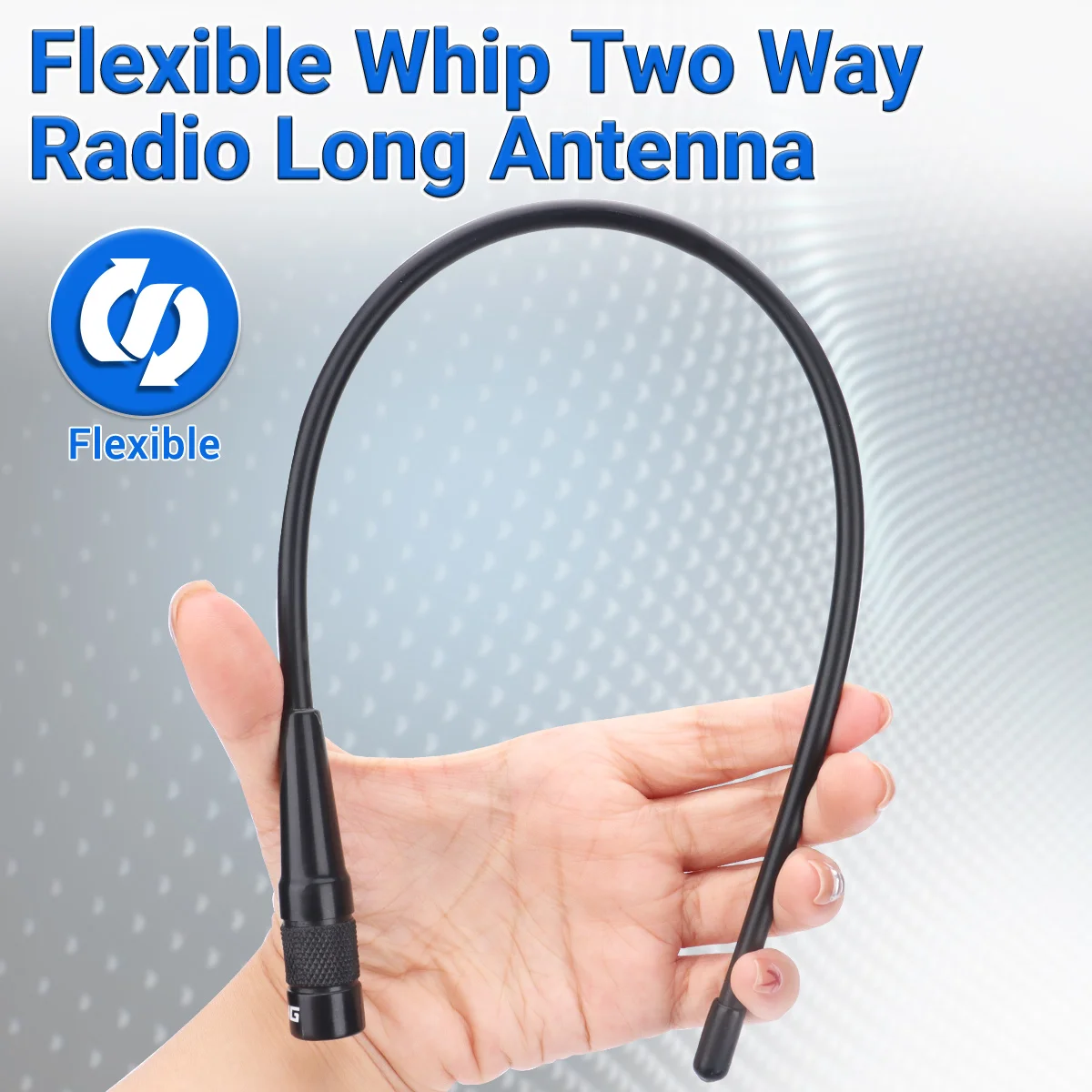 Black Dual-Band Radio Antenna 39cm (15.35") 3 Black Dual-Band Radio Antenna 39cm (15.35") - Image 3