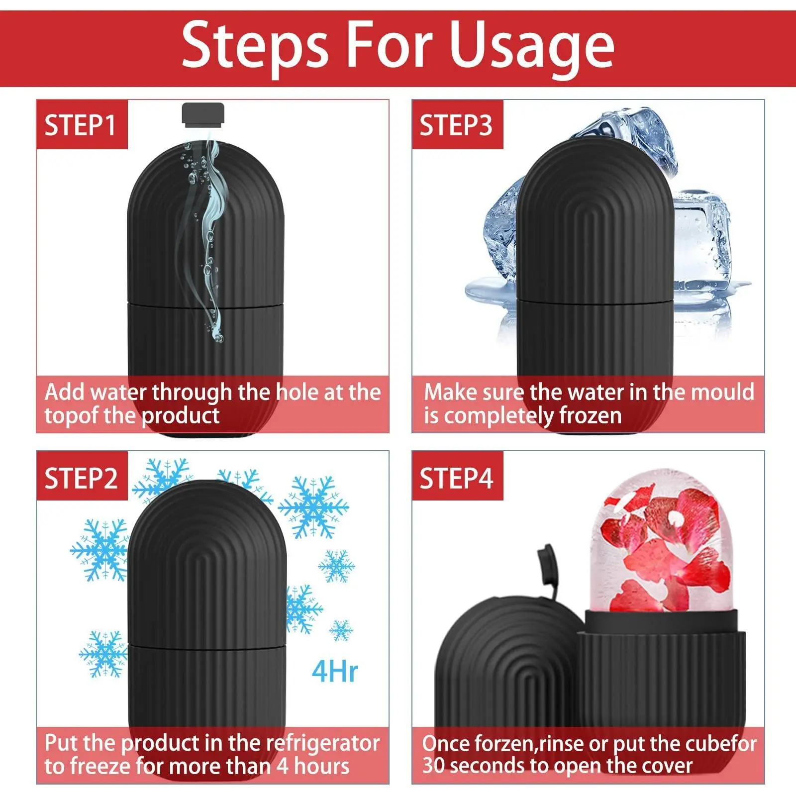 Elegant Facial Ice Roller and Tools Set 5 Elegant Facial Ice Roller and Tools Set - Image 5