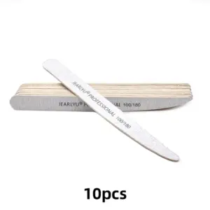 Lancet-Shaped Wooden Nail Files Set (10 Pieces) 15 S6e10a62a355140f58ce4c419350482b2U