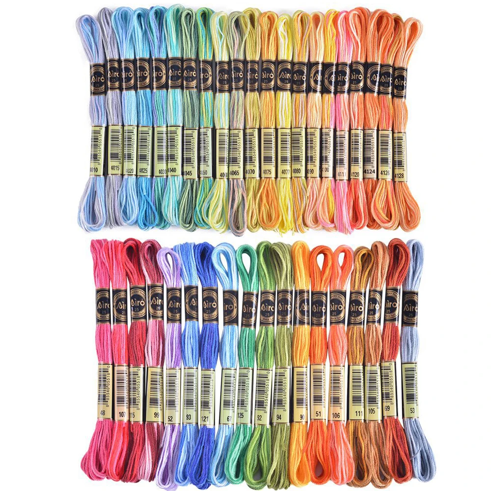 Vibrant Gradient Cross Stitch Thread Set 4 Vibrant Gradient Cross Stitch Thread Set - Image 4